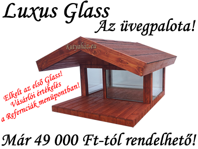 Kutyaház.eu Luxus Glass kutyaház